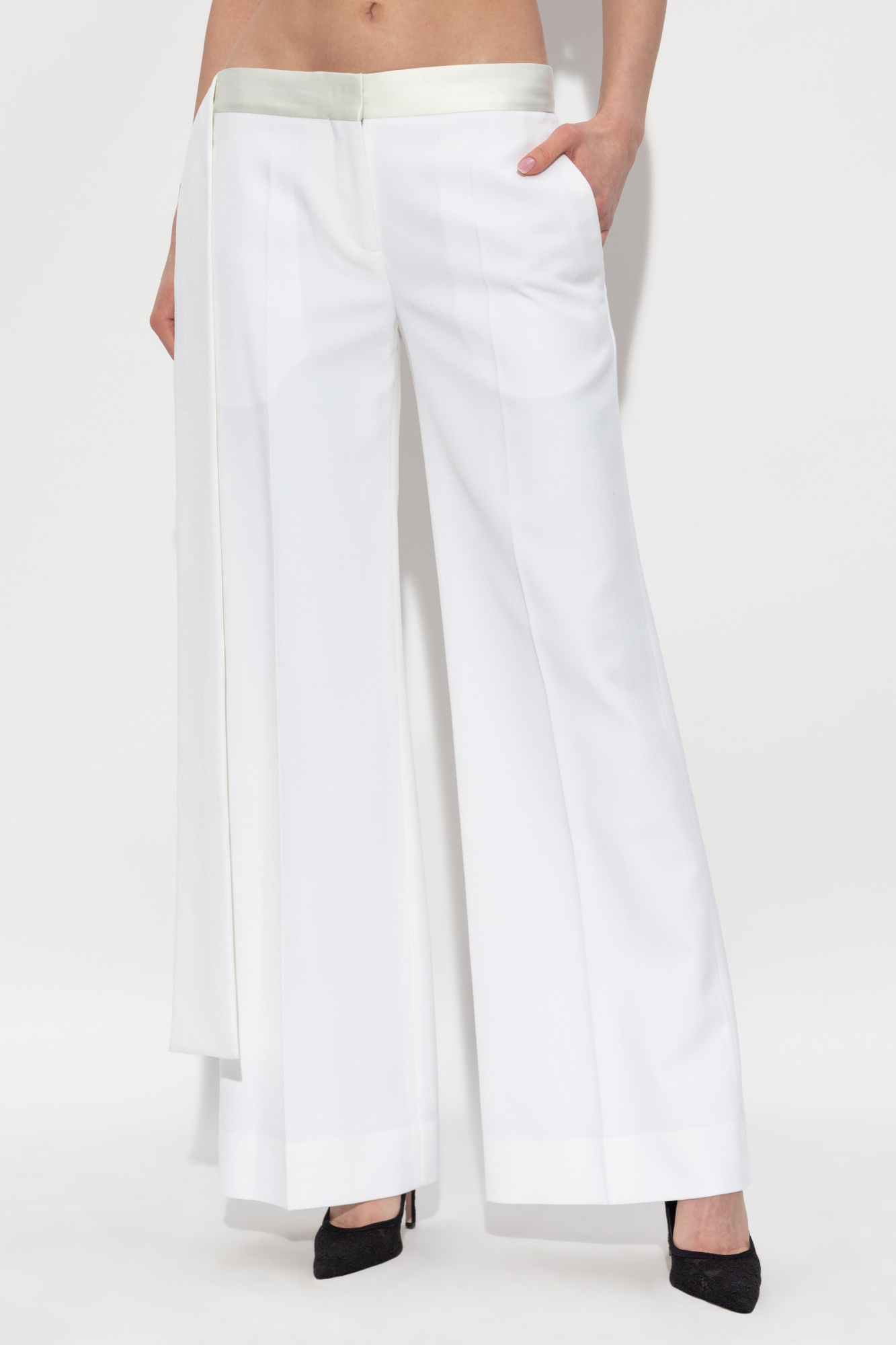 Victoria Beckham 25SS パンツ ホワイト系 ve Victoria Beckham(ヴィクトリアベッカム) パンツ(レディース